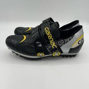 Carnac Black and Yellow cycling Athletic Shoes